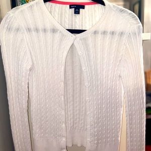 long sleeve button up sweater